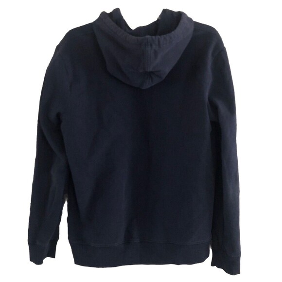 Patagonia P-6 Logo Uprisal Hoodie Sweatshirt Sz M Navy Blue Fitz Roy Thrashed - Picture 4 of 14